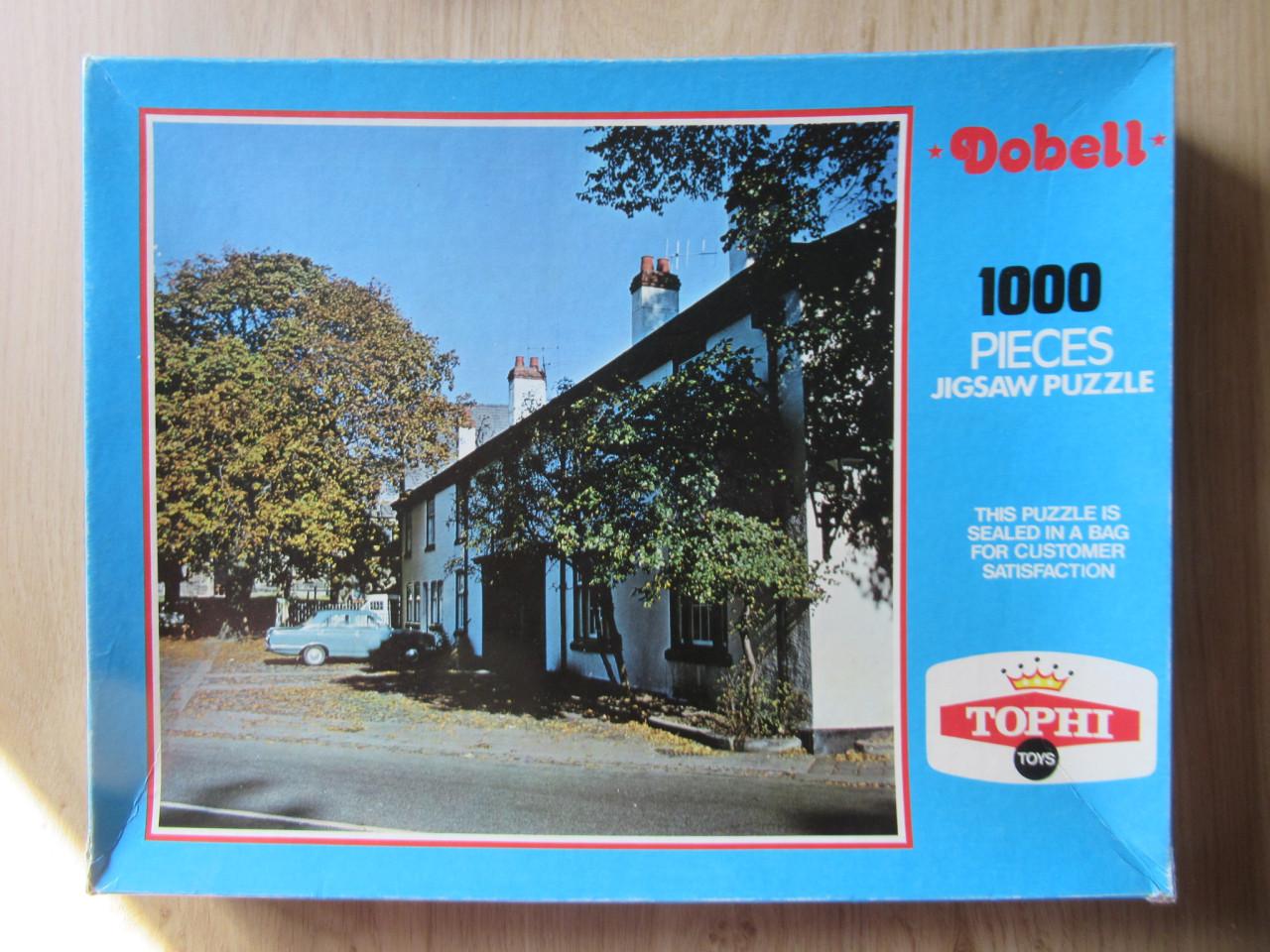 Leuke oudere volledige puzzel van 1000 stukjes, prima in orde