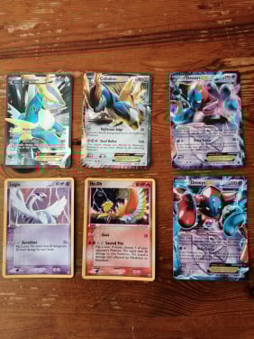 Pokemon : 6 Zeldzame kaarten
