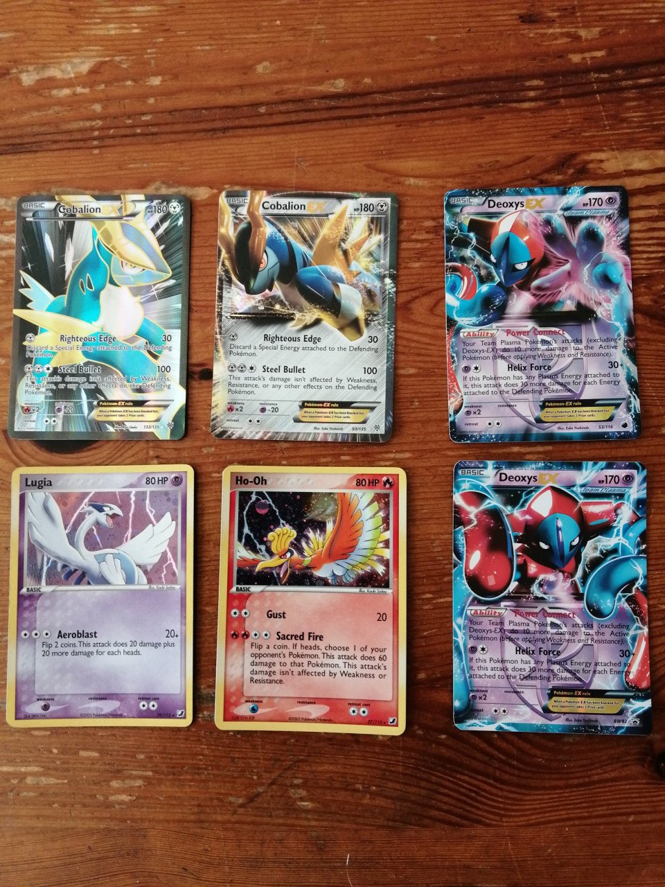 Pokemon : 6 Zeldzame kaarten