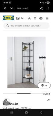 Hoekkastje/rek Ikea