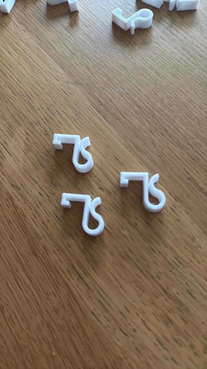 Haakjes voor (kerst)verlichting