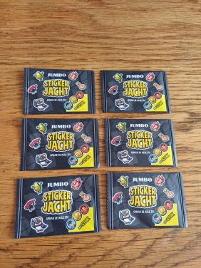 6 Jumbo jachtstickers