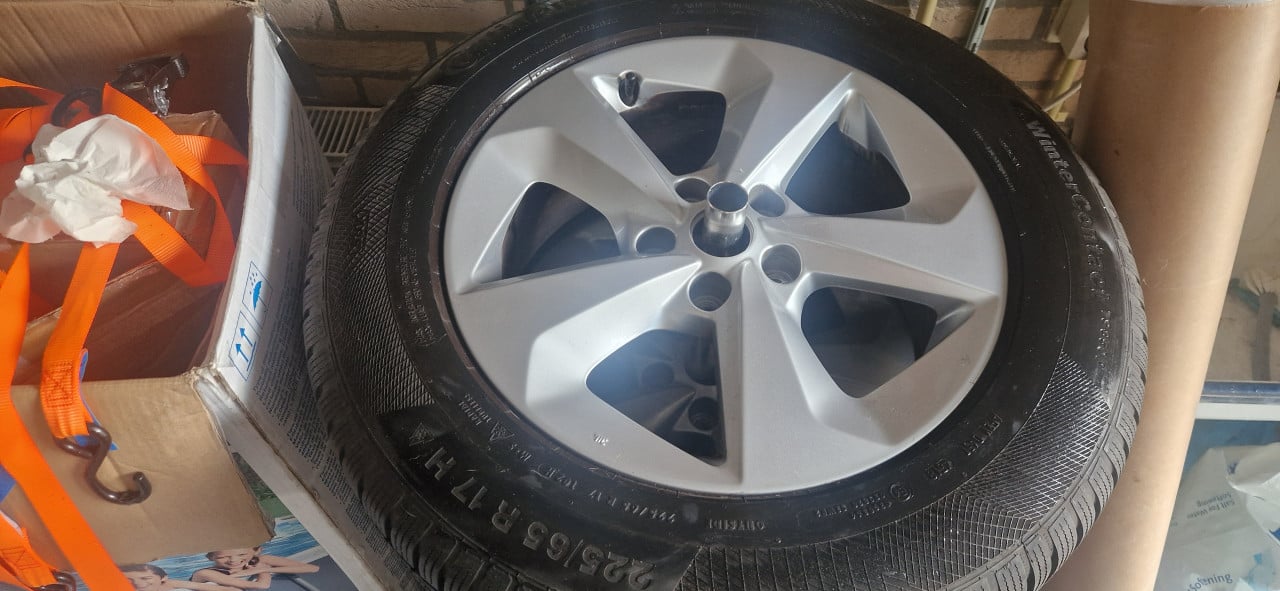 Set velgen met winterbanden Nissan X-Trail