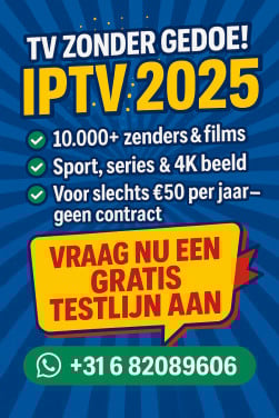 IPTV 2025 | 10.000+ zenders | Sport & Films in 4K