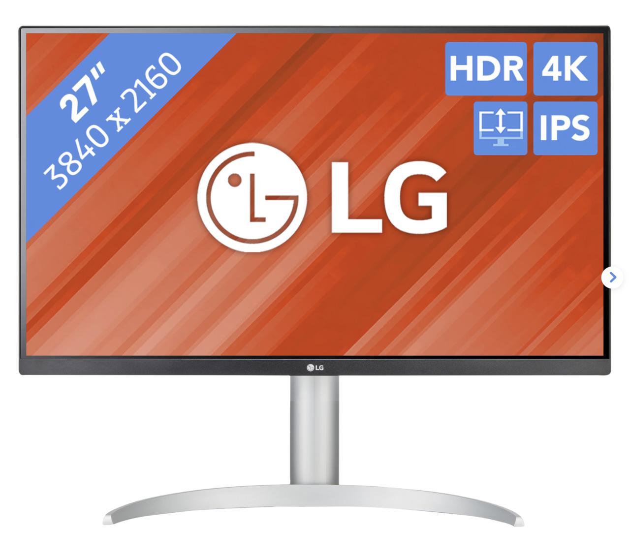 LG Beeldscherm 27inch 2 mnd oud