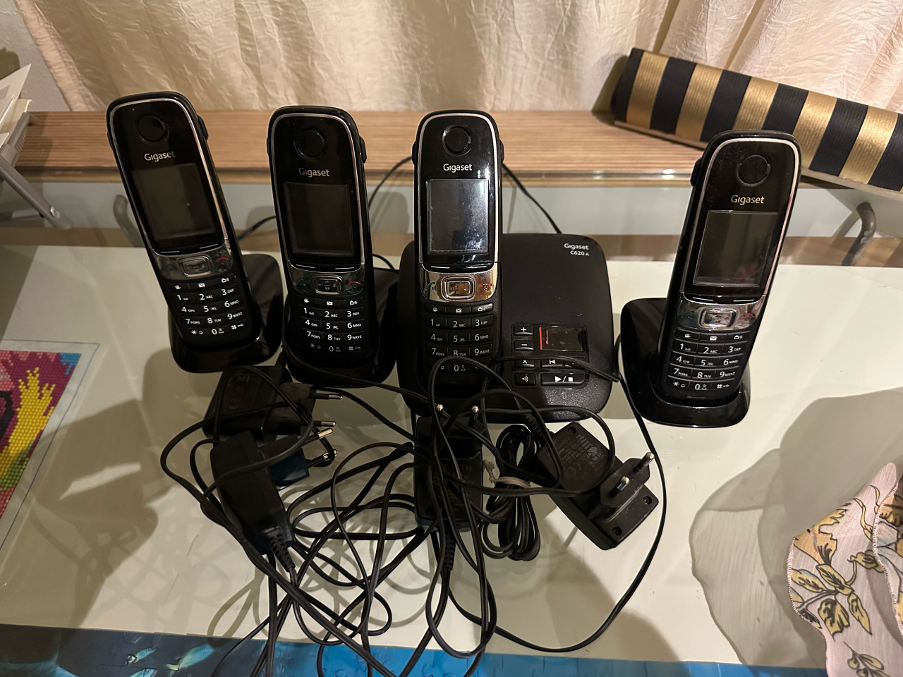 Dect 4 telefoons gigaset c620