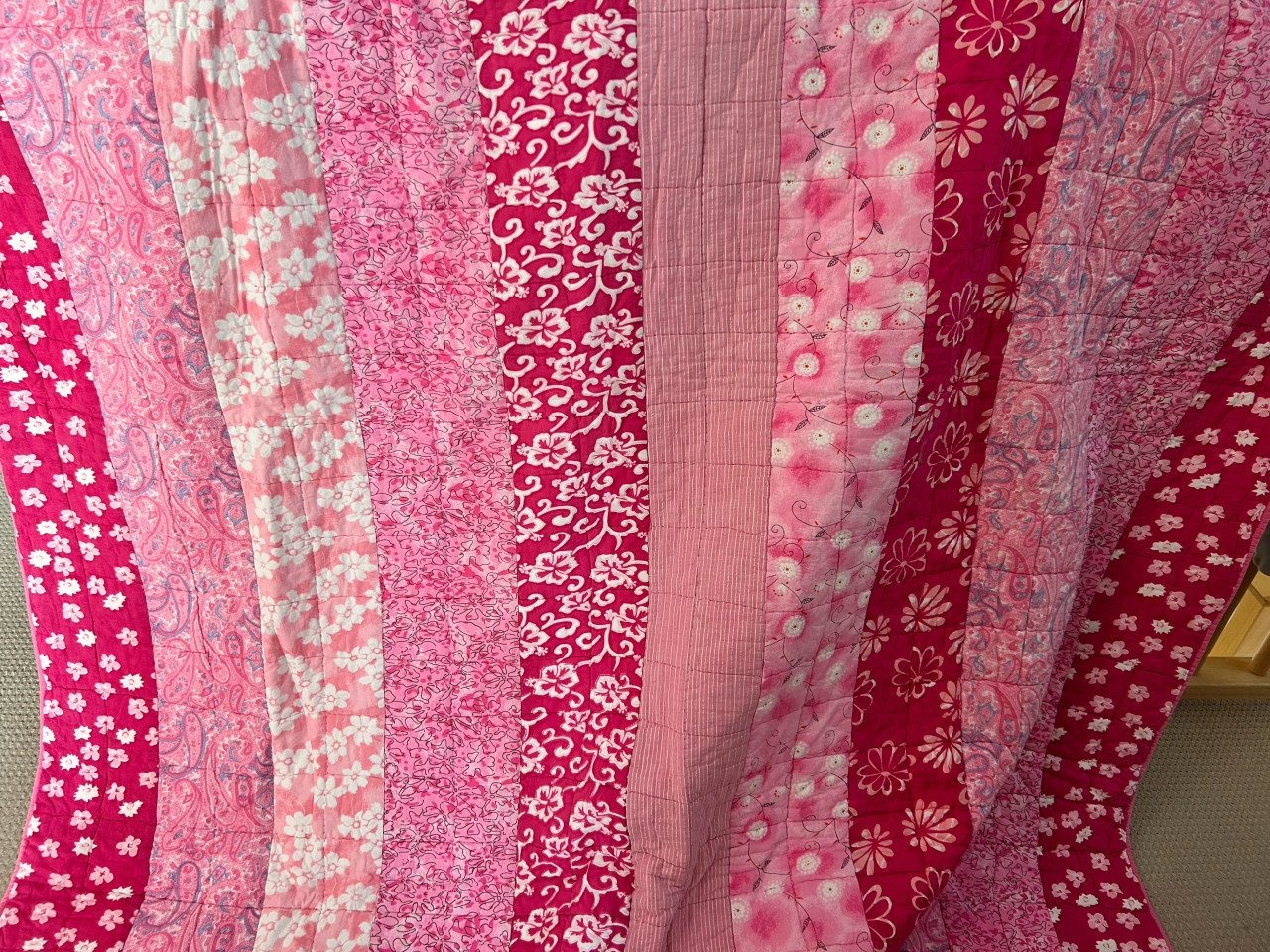 Te koop leuke roze sprei/ deken