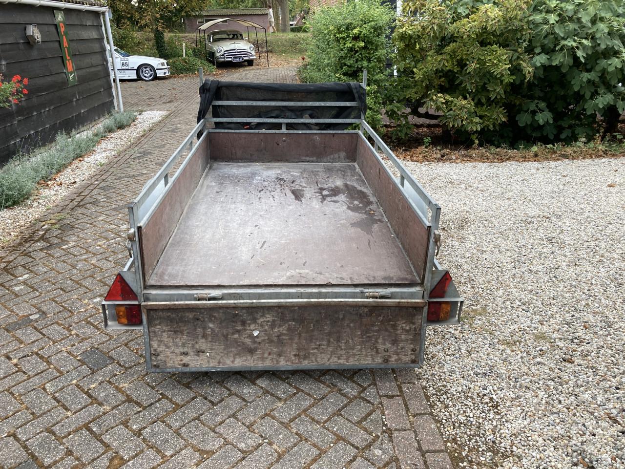 Aanhanger bakwagen kar enkelasser torsievering i.z.g.st.!    125x225 cm