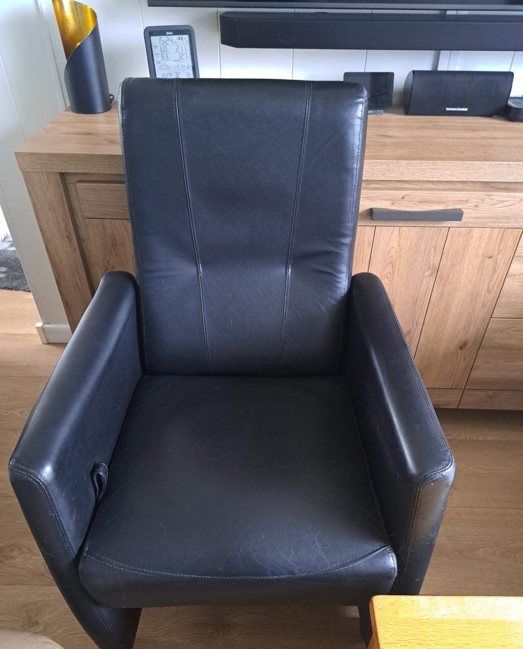 Lederen eetkamer stoelen