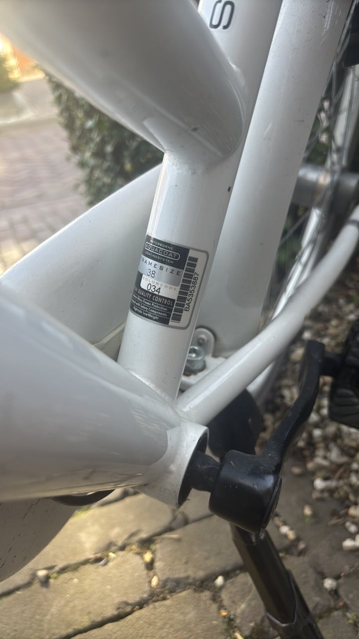 Witte Batavus meisjes Fiets