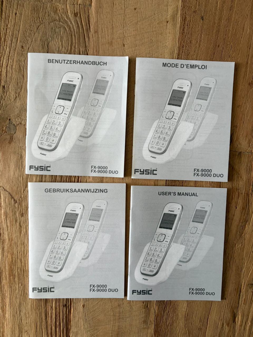 Fysic FX-9000 Duo seniorentelefoon