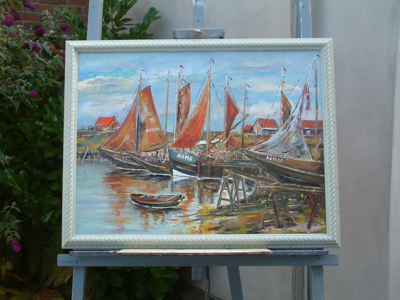 Arnemuiden  60 x 80 cm  op doek geschilderd