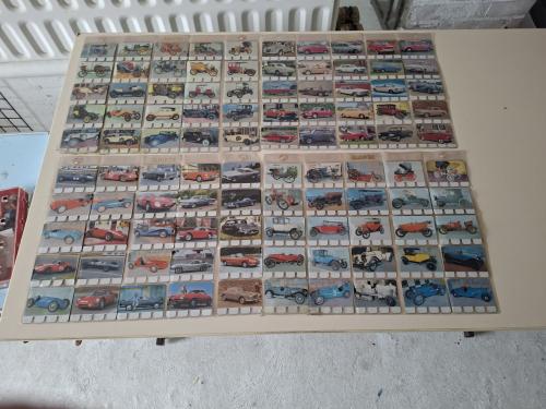 Vellen platic hoezen, afbeeldingen mini auto's