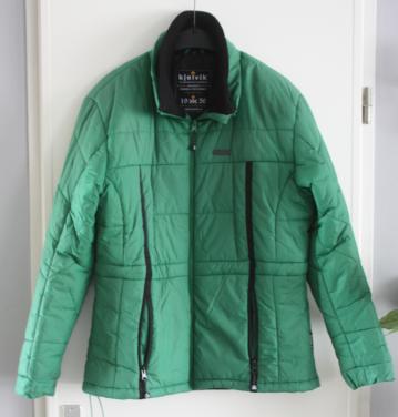 Groene winterjas  maat 42