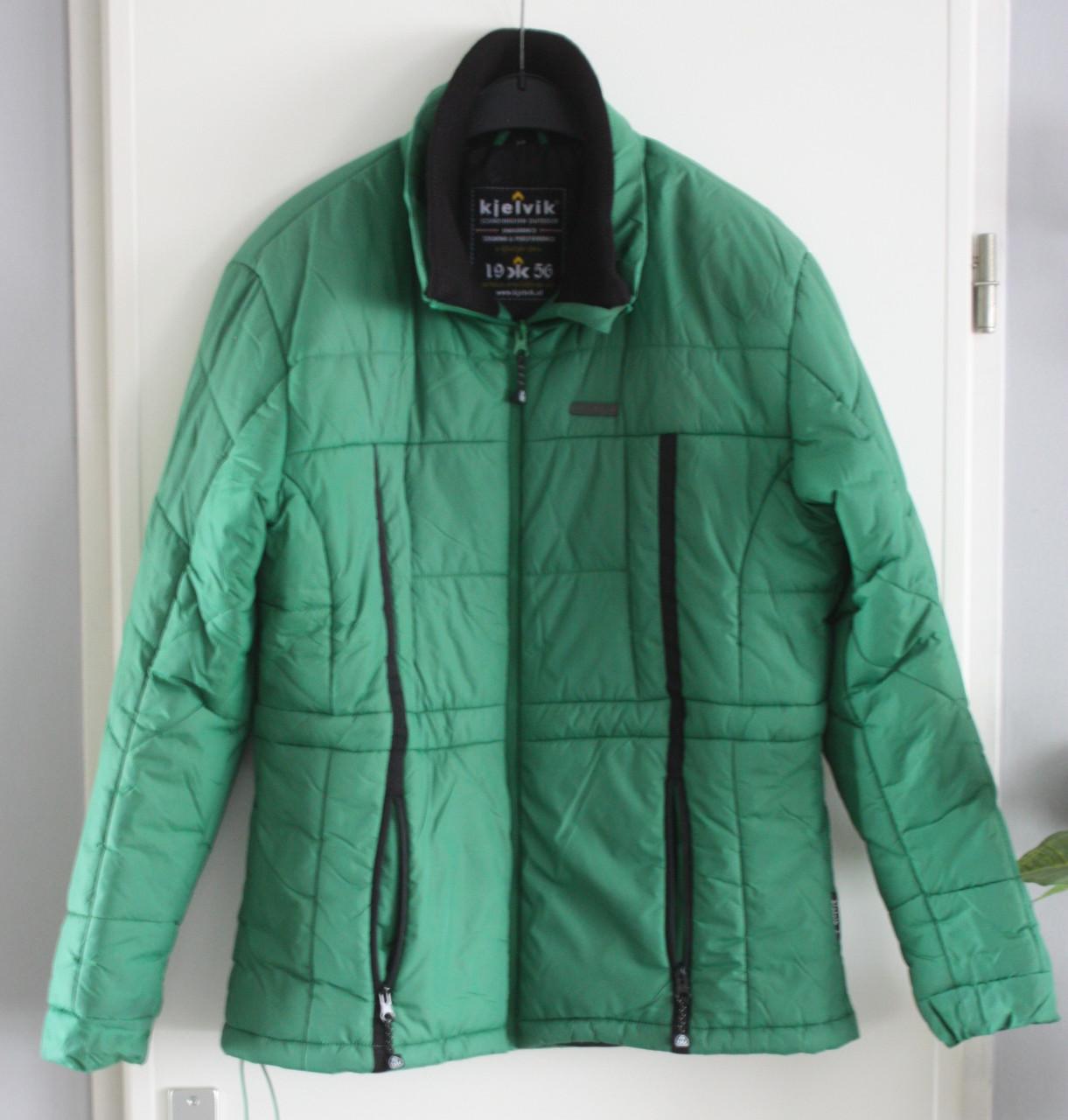 Groene winterjas  maat 42