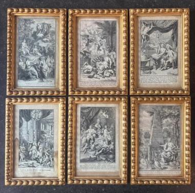 Zeldzame Set 6x Bernard Picart (1718) – Allegorische Kunst