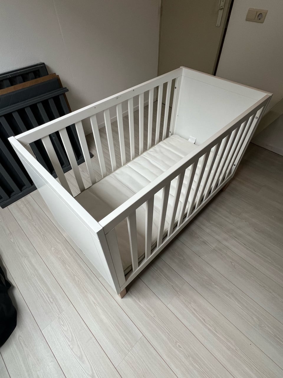 Bopita Babybed 60x120 cm Wit – inclusief matras