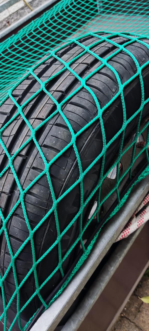 Goede nette aanhanger 190 x 120 + reserve wiel, bergbak, net, disselslot