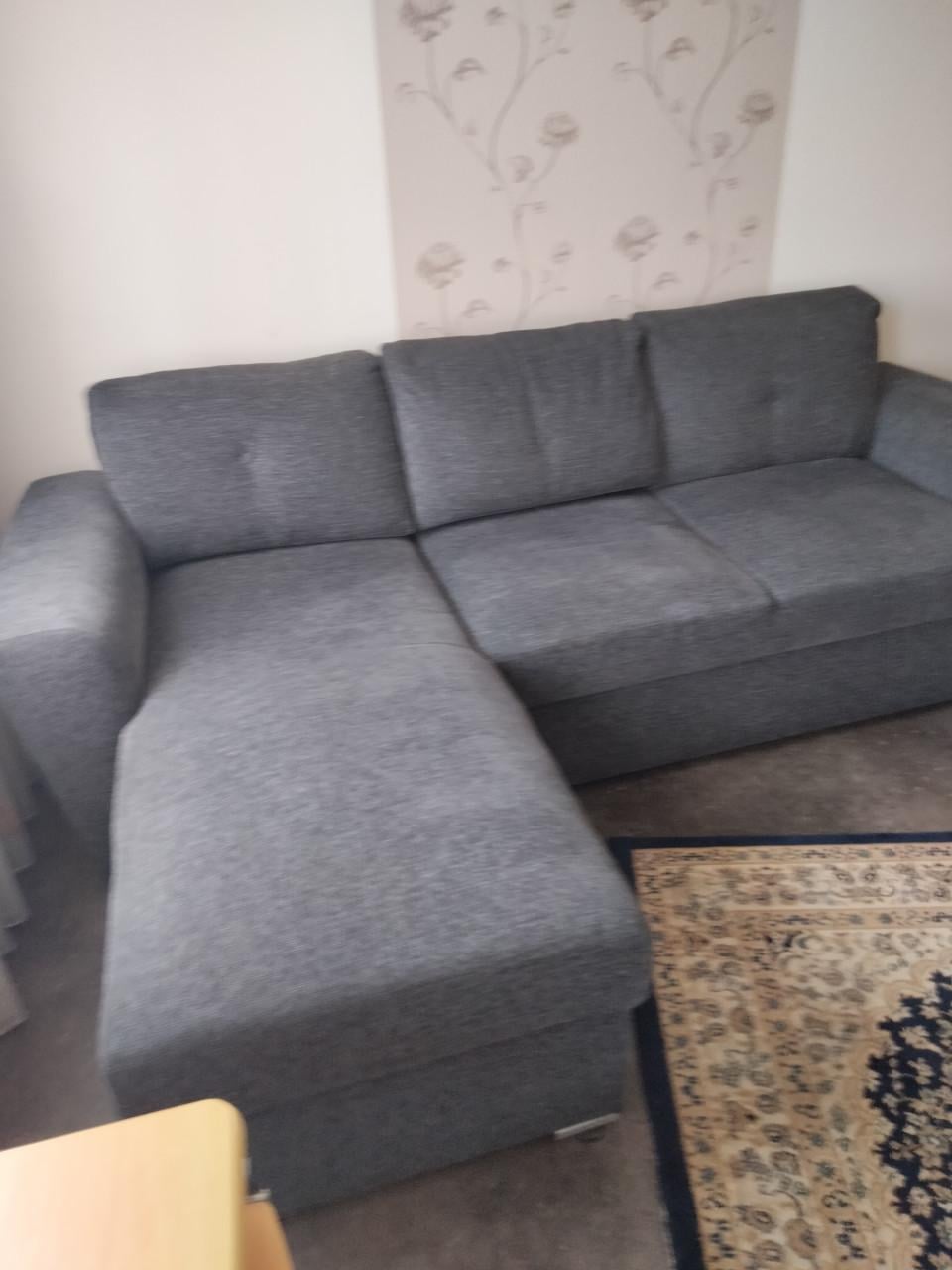 Bankstel hoek met slaapbank ,