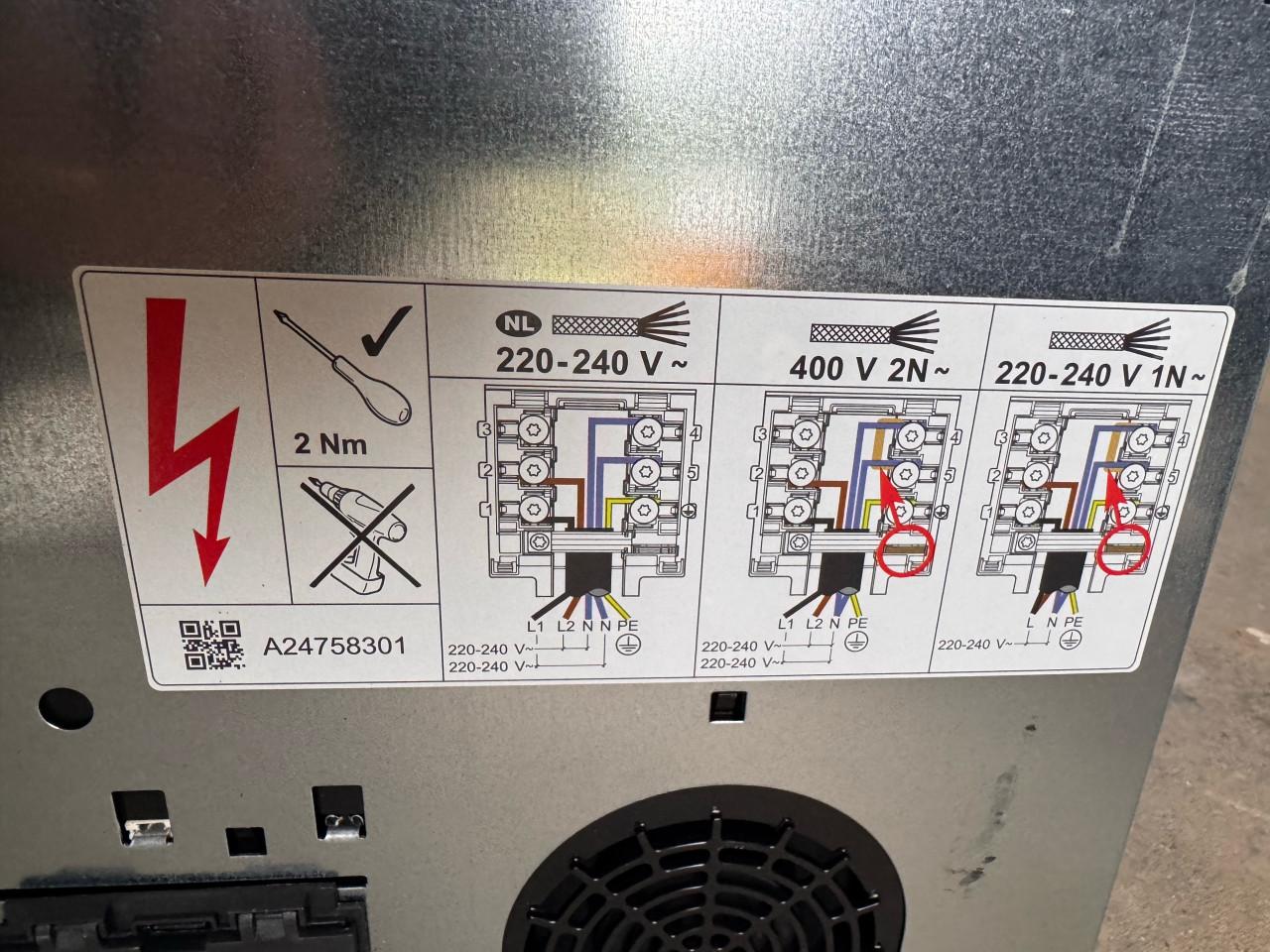 AEG inbouw inductiekookplaat
