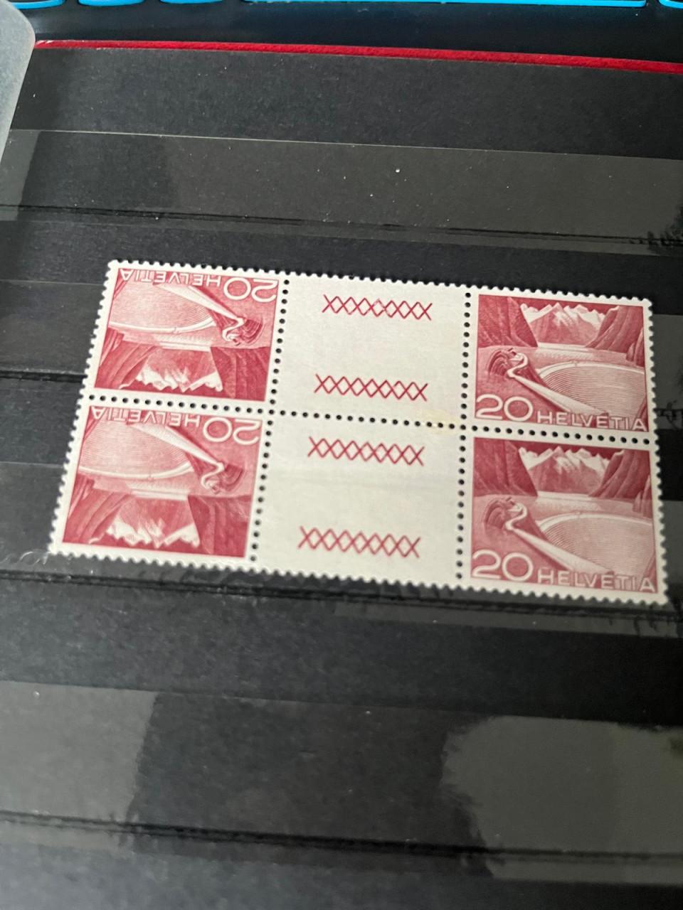 Kleine collectie Zwitserland postfris in album