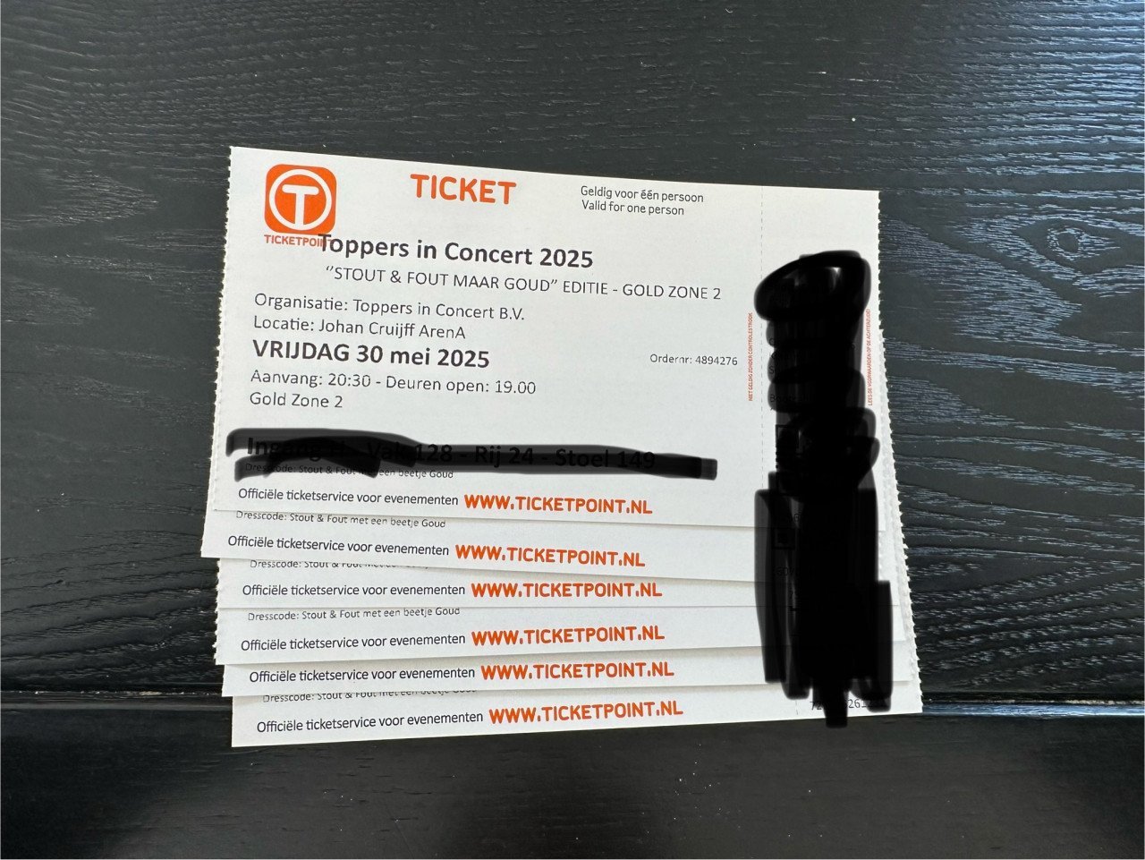 Toppers in concert 6 tickets