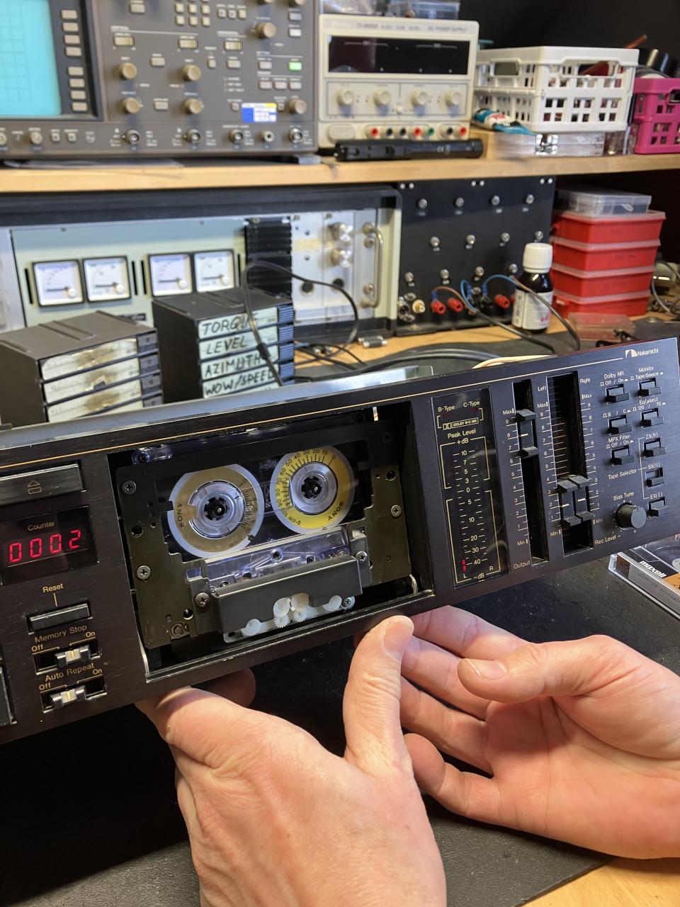 Nakamichi BX-300 cassettedeck direct drive dual capstan 3 heads garantie