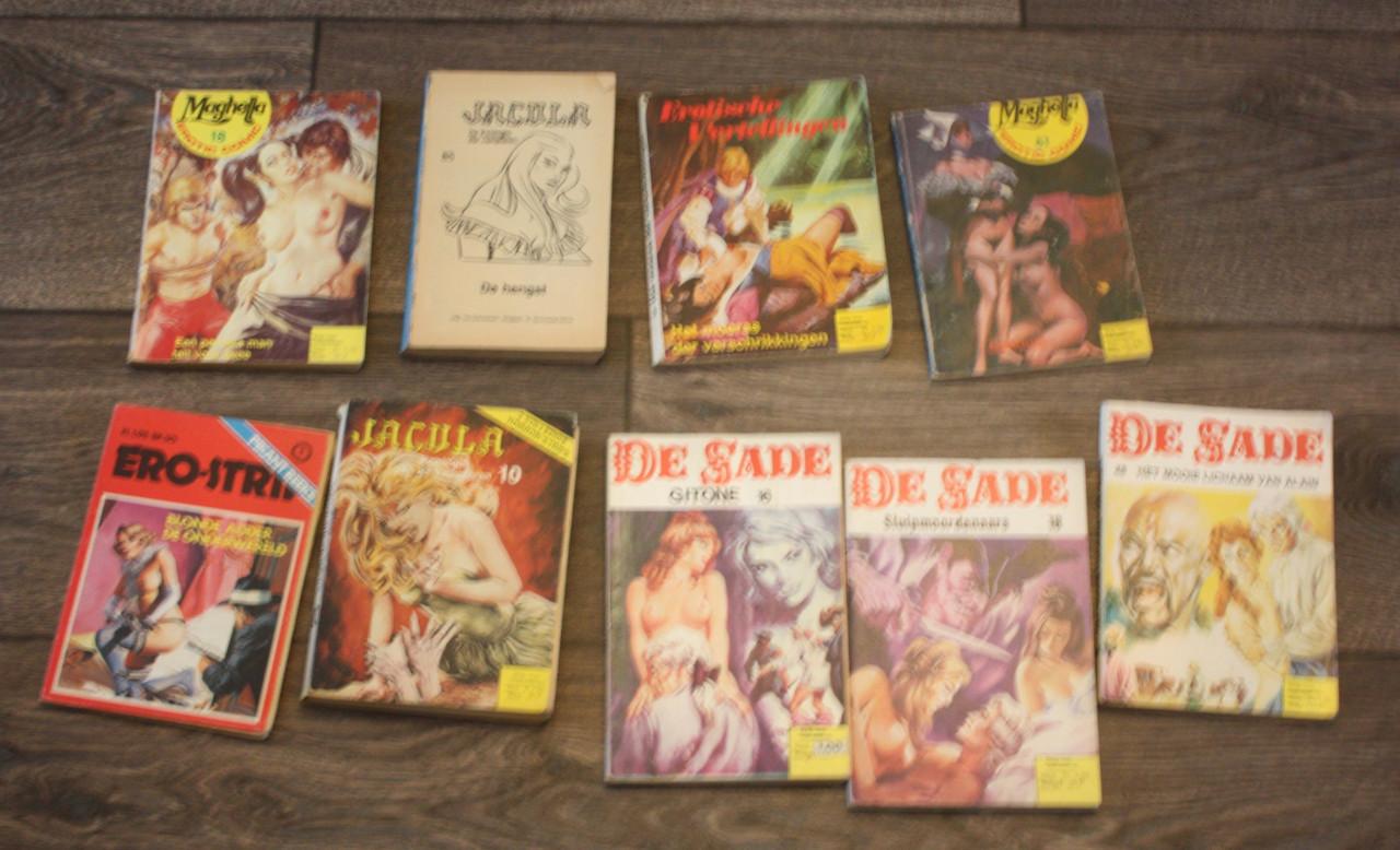 Erotische strips-zeer grote partij