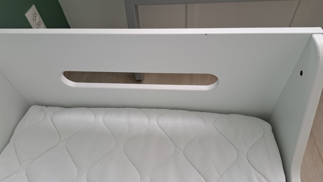 Peuterbed Petit Amelie wit Colombe incl matras+dekbed