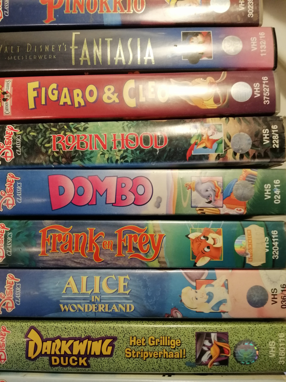 VHS (disney) films 110 stuks voor 25 euro!