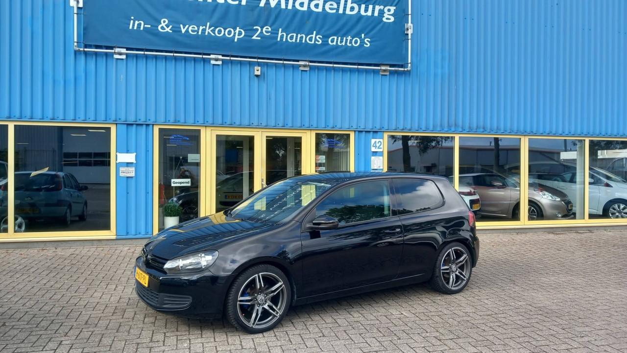 Volkswagen GOLF 1.4 Easyline Sportief 3drs bj:2009 airco navigatie 18inch