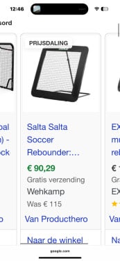 Voetbal goal bouncer