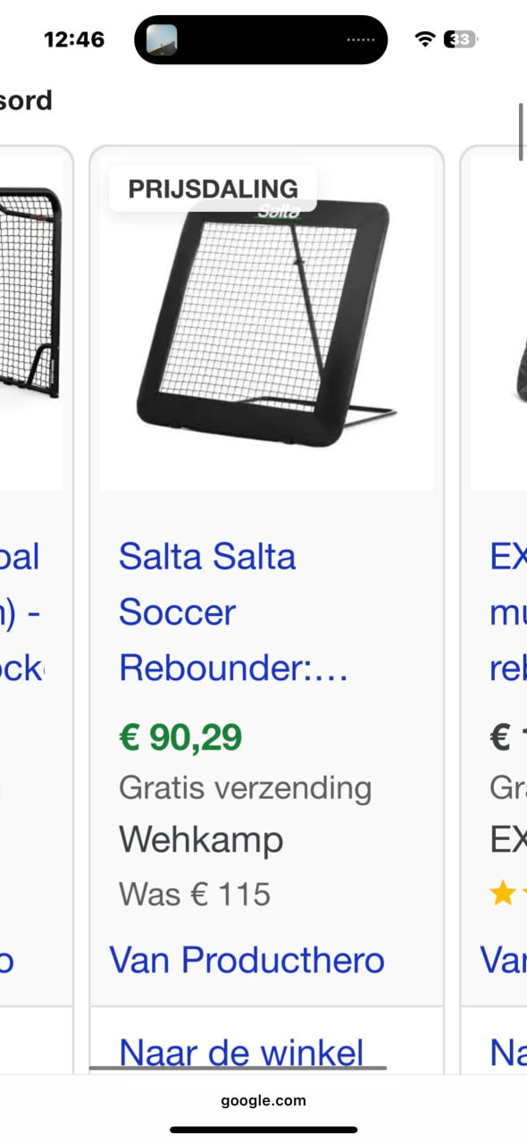 Voetbal goal bouncer