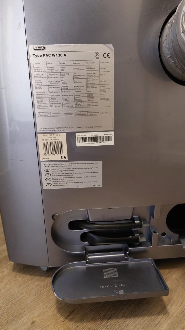 Mobiele Airconditioner Delonghi-met afstandsbediening-grote koelcapaciteit