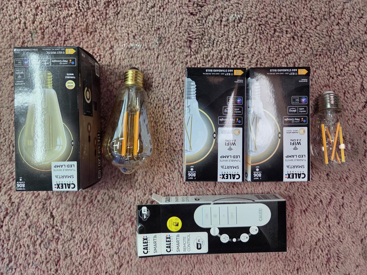CALEX smart wifi lampen incl afstandsbediening