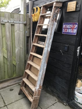 Schilderstrap ladder decoratie