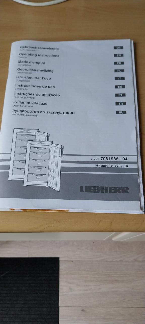 In prima staat zijn de LIBHERR vrieskast