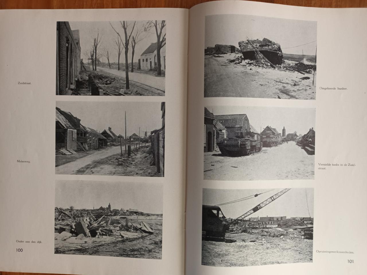 4 Delen Middelburg/Zeeland in bewogen dagen druk 1945-1946