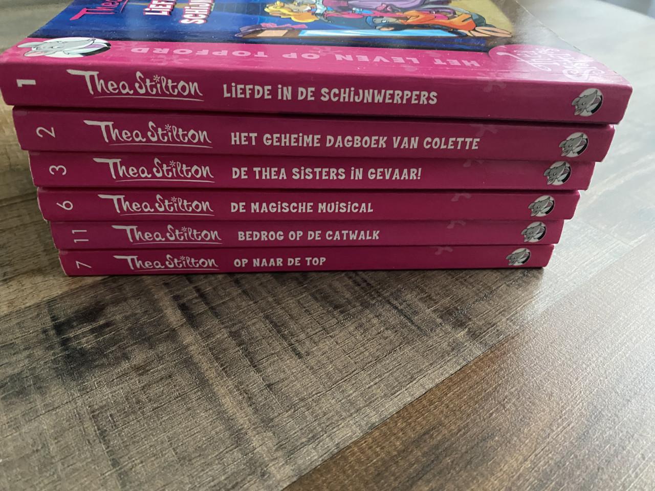 Thea Stilton boeken.: 5 +1 gratis.
