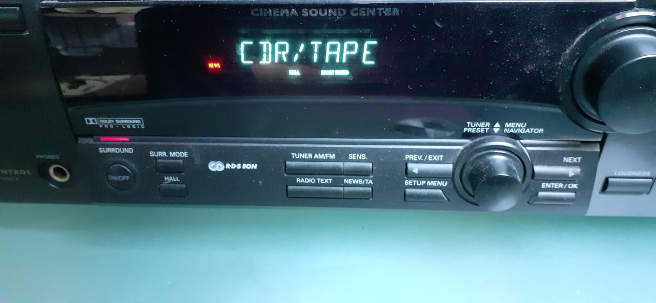 Stereo reciever philips FR 735 met boxen en afstandbediening