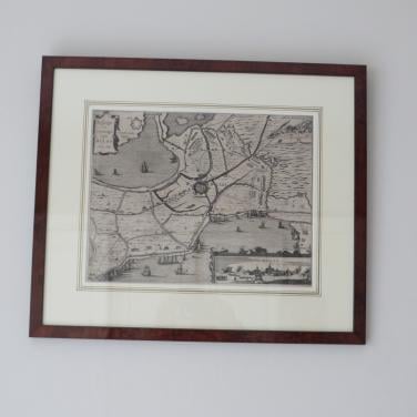 Originele landkaart van het beleg en verovering van Hulst 1645