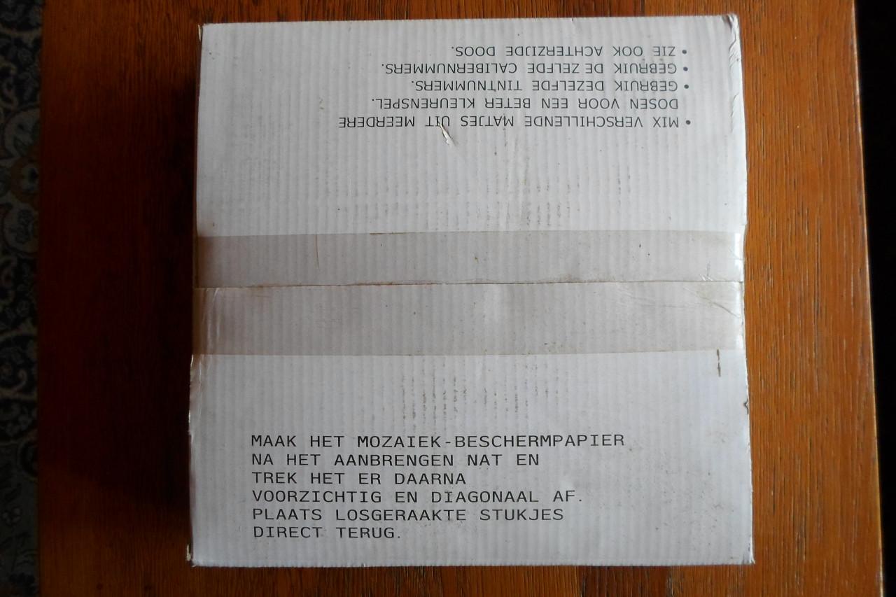Glas Mozaiek Tegel 13 m2 Kristalblauw NIEUW