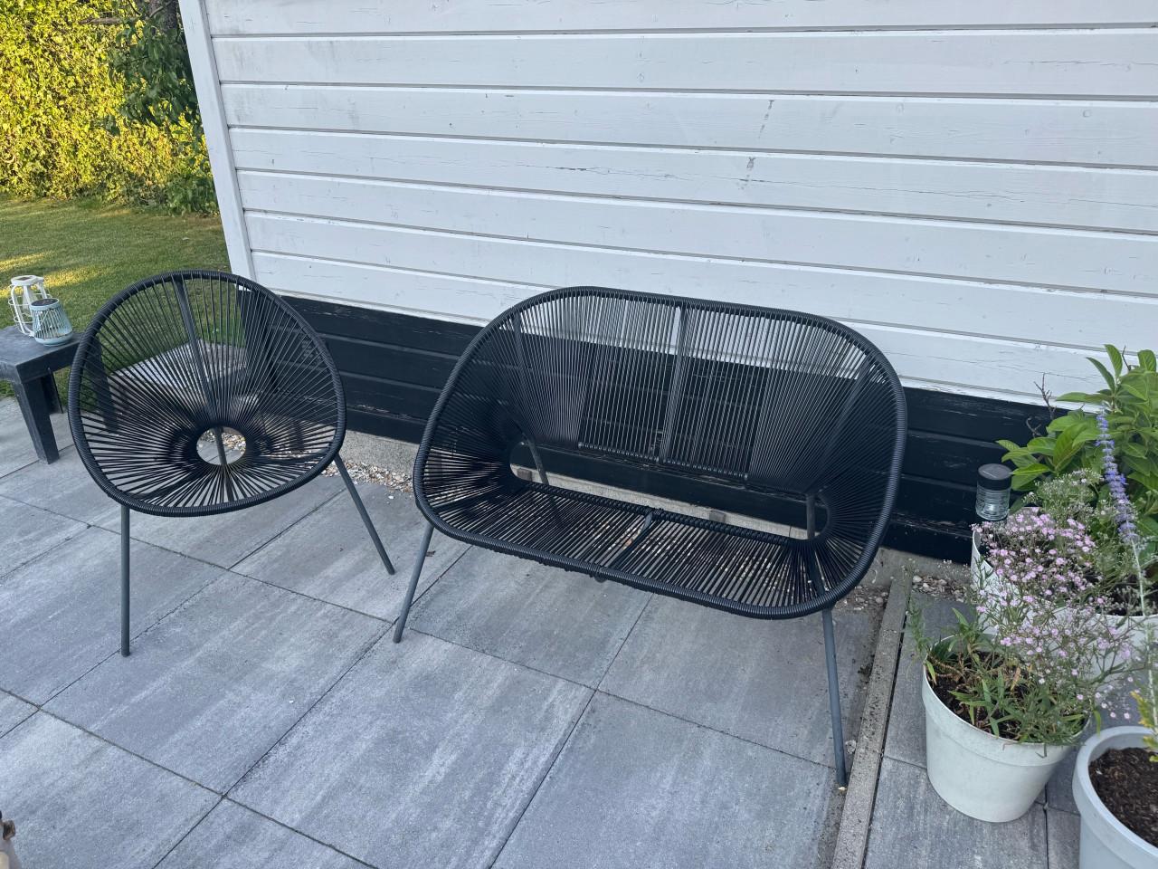 Leuk tuinsetje voor in de tuin of balkon