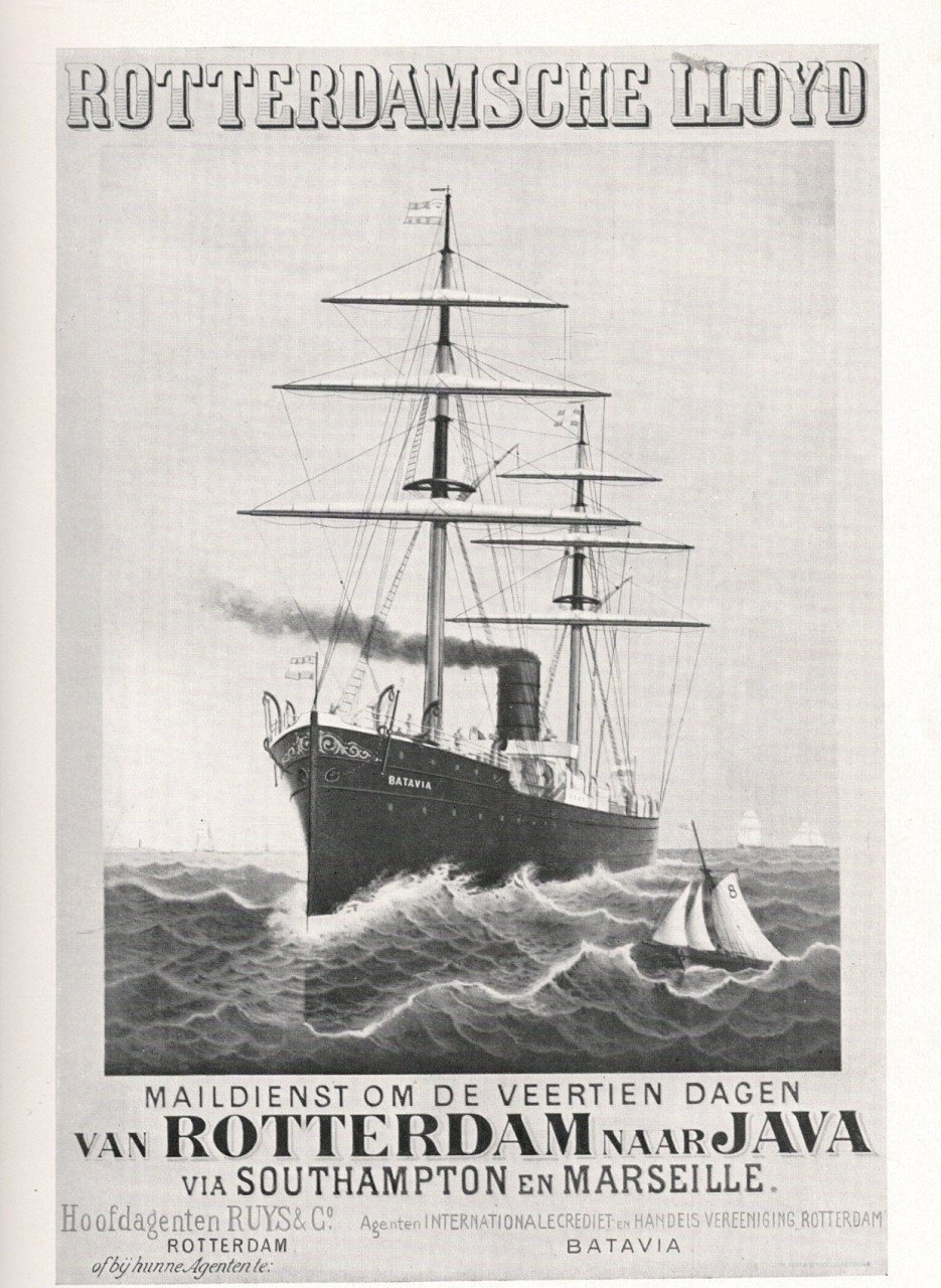 De zeilvloot van Willem Ruys en de Rotterdamsche Lloyd.