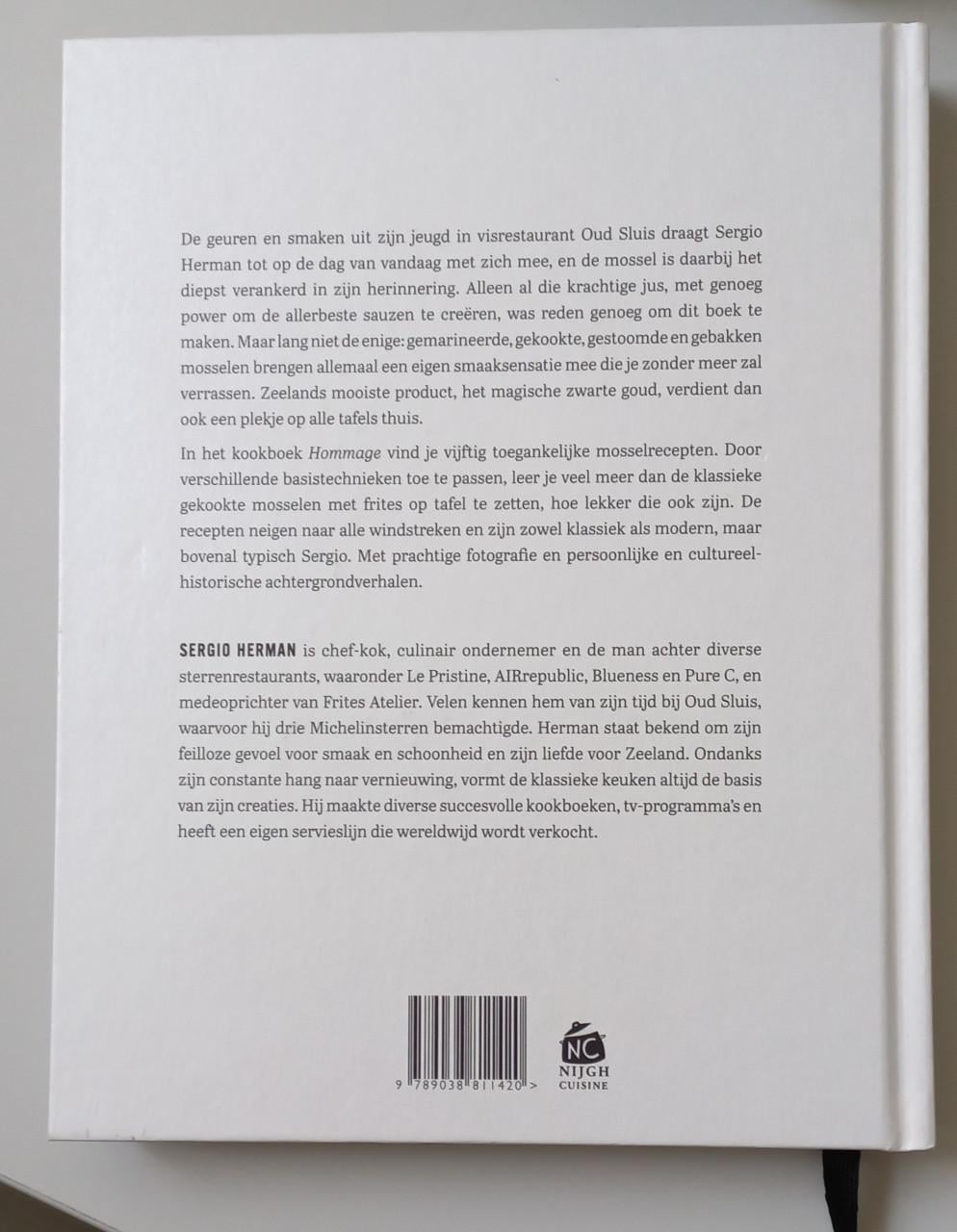 Mosselkookboek 'Hommage' - Sergio Herman