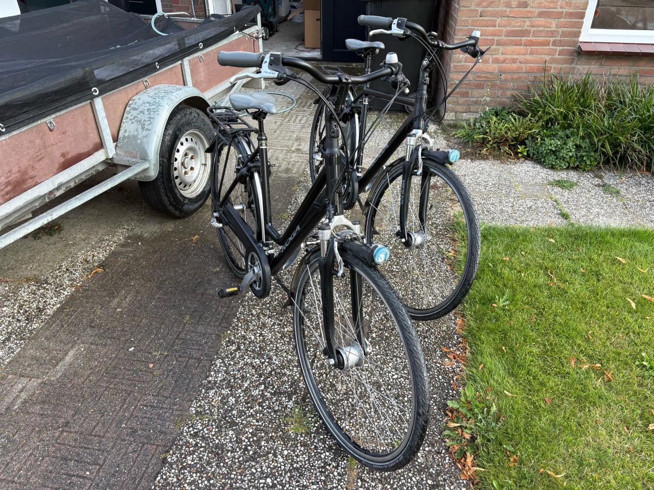 Koga Advance Solid Black 2 stuks, dame en heren fiets