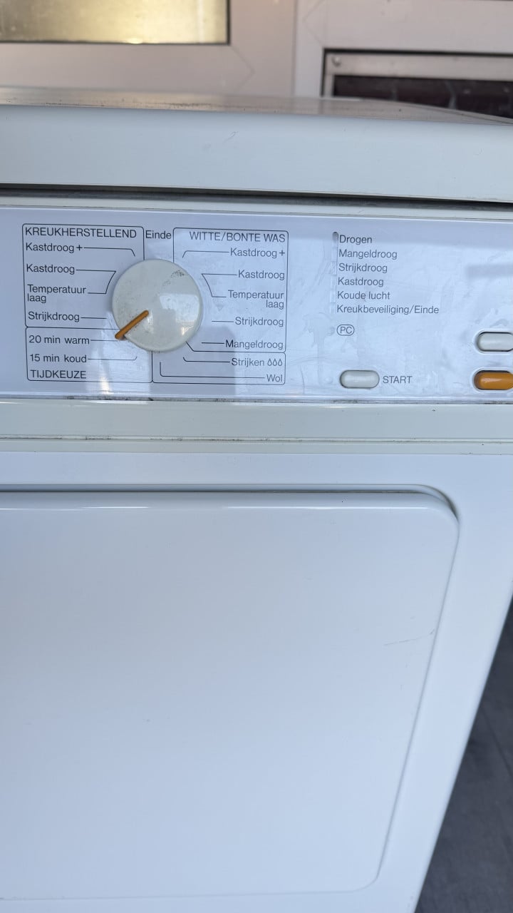 Miele luchtafvoer droger