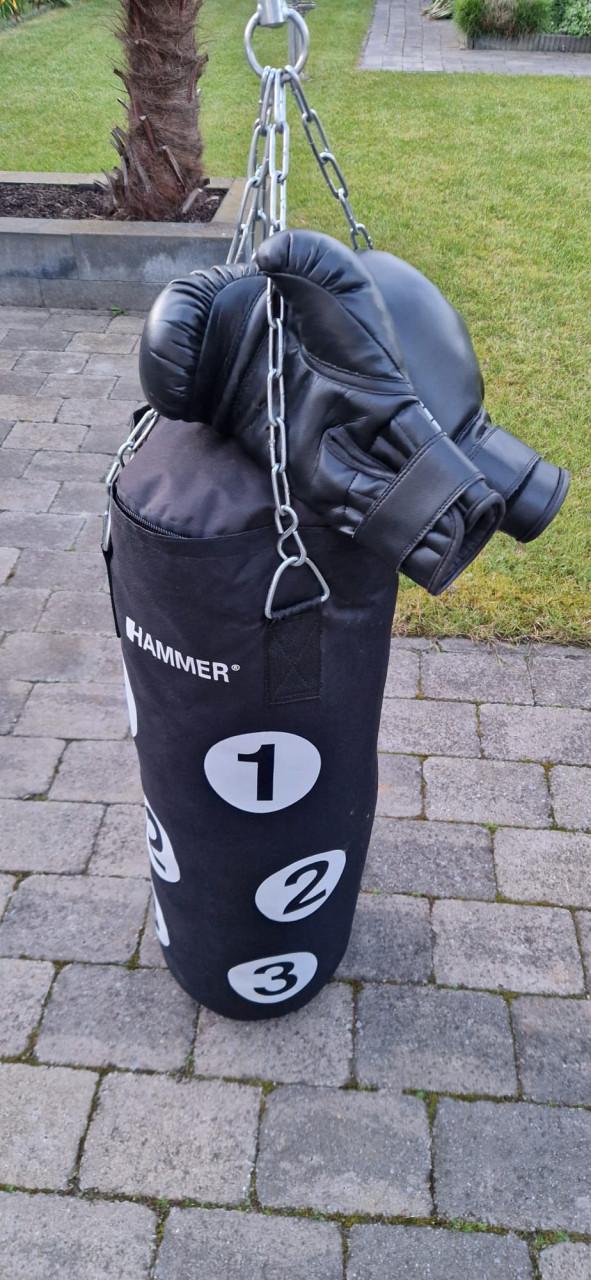 Bokszak (~13kg) incl. handschoenen (verkocht)