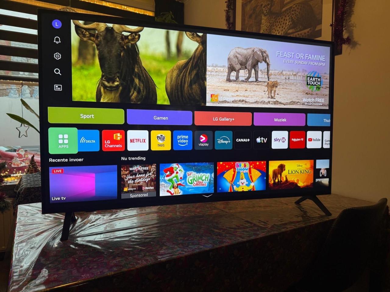 Lg smart tv 55 inch van 2025 als nieuw