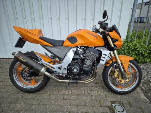 Kawasaki Z1000 Akrapovic, mooie naked bike